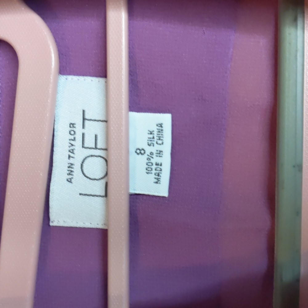 Loft Silk Button Down - image 3